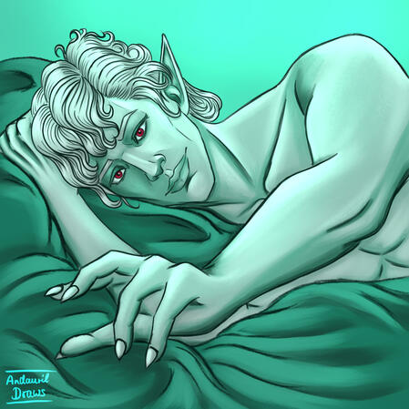 Single Character, Monochrome, Bust